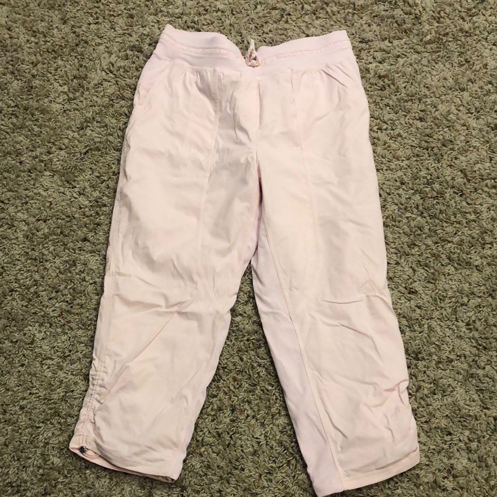 Lululemon joggers. Size 14. Light pink.